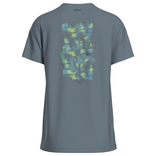 T-SHIRT MH500 M RAINY BLUE