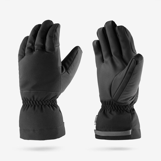 Adult warm ski gloves, GL500 - Black