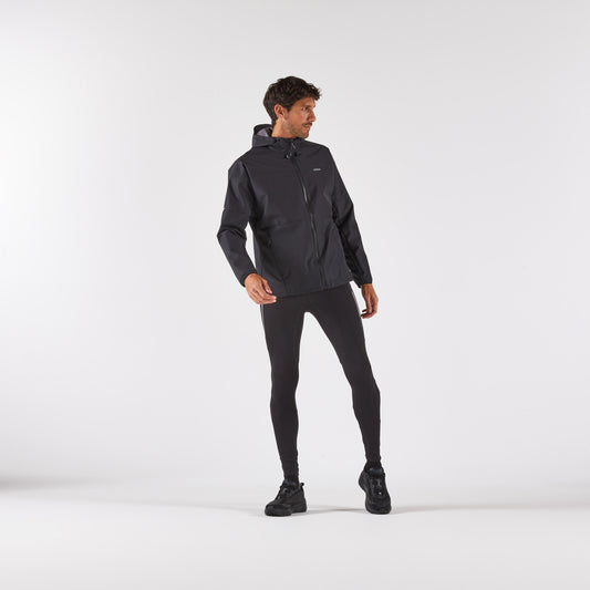 JACKET RAIN RUN 100 M BLACK N07A