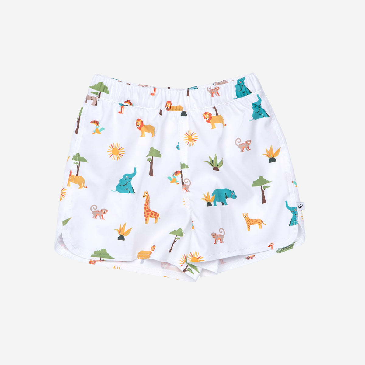 SWIMSHORT BB ALLWILD WHITE