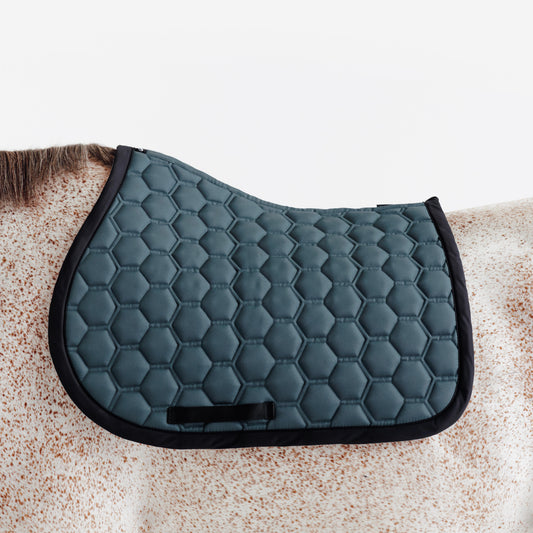 SADDLE PAD 500- Smoked green / black