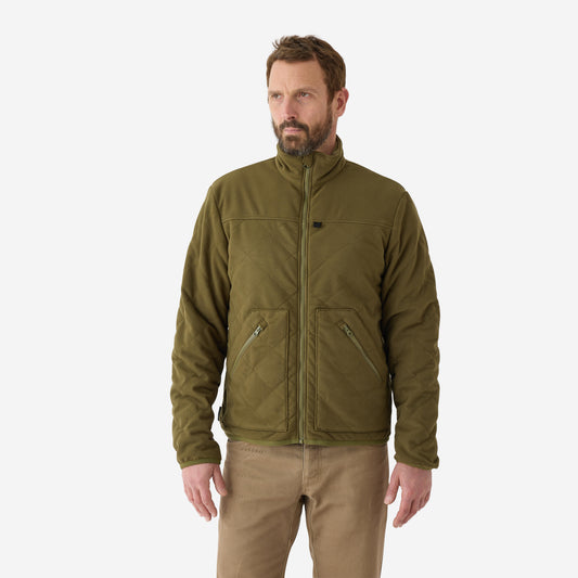 QUILTED JACKET 500 V2 OLIVE GREEN