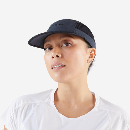 Unisex Running Cap - Kiprun 5 Panels - Carbon/Grey