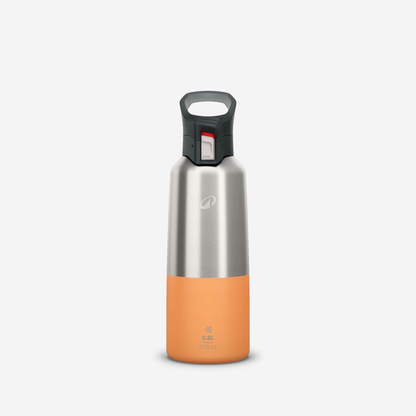 0.8 L insulated stainless steel flask 900 with quick-release cap for hiking