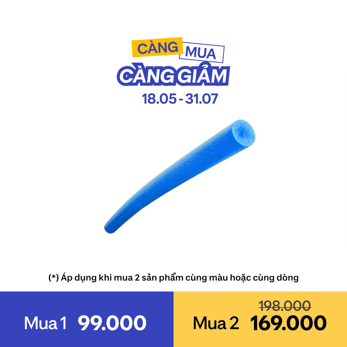 NOODLE FUN 118CM BLUE*