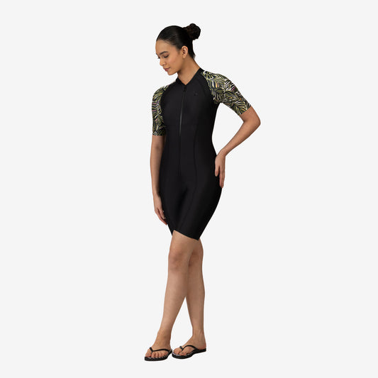 SHORTY ROSSA ZIP BLACK ZEB