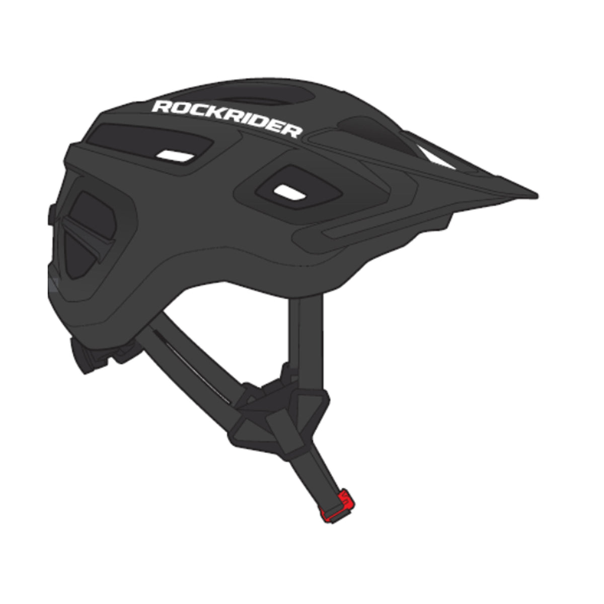 MTB HELMET ST 500 BLACK