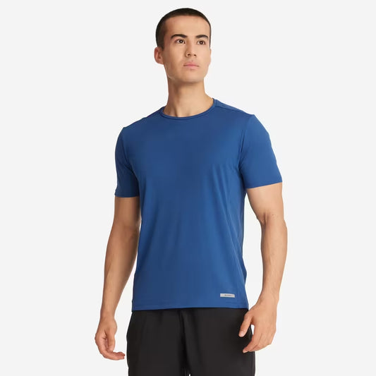 T SHIRT RUN DRY M BLUE E18A
