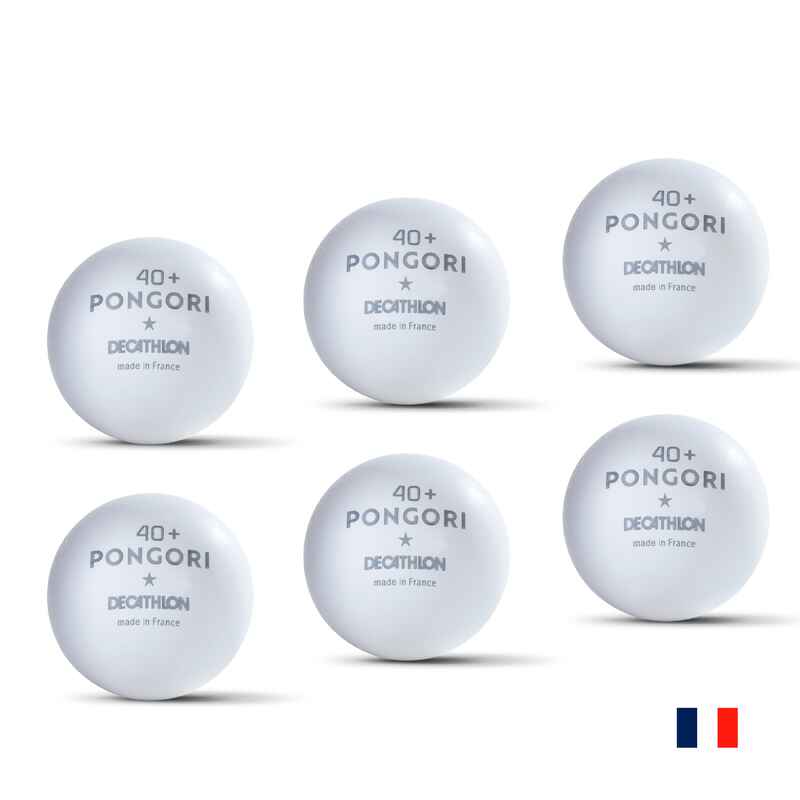 TTB100 - TABLE TENNIS BALL *6 PACK (WHITE)