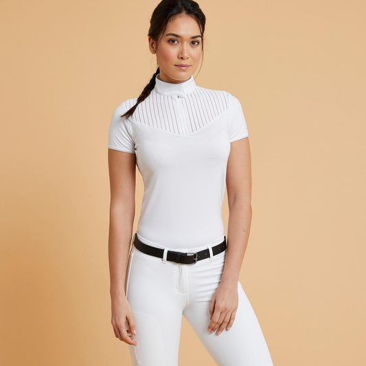 SHOW POLO 500 SS WOMEN WHITE