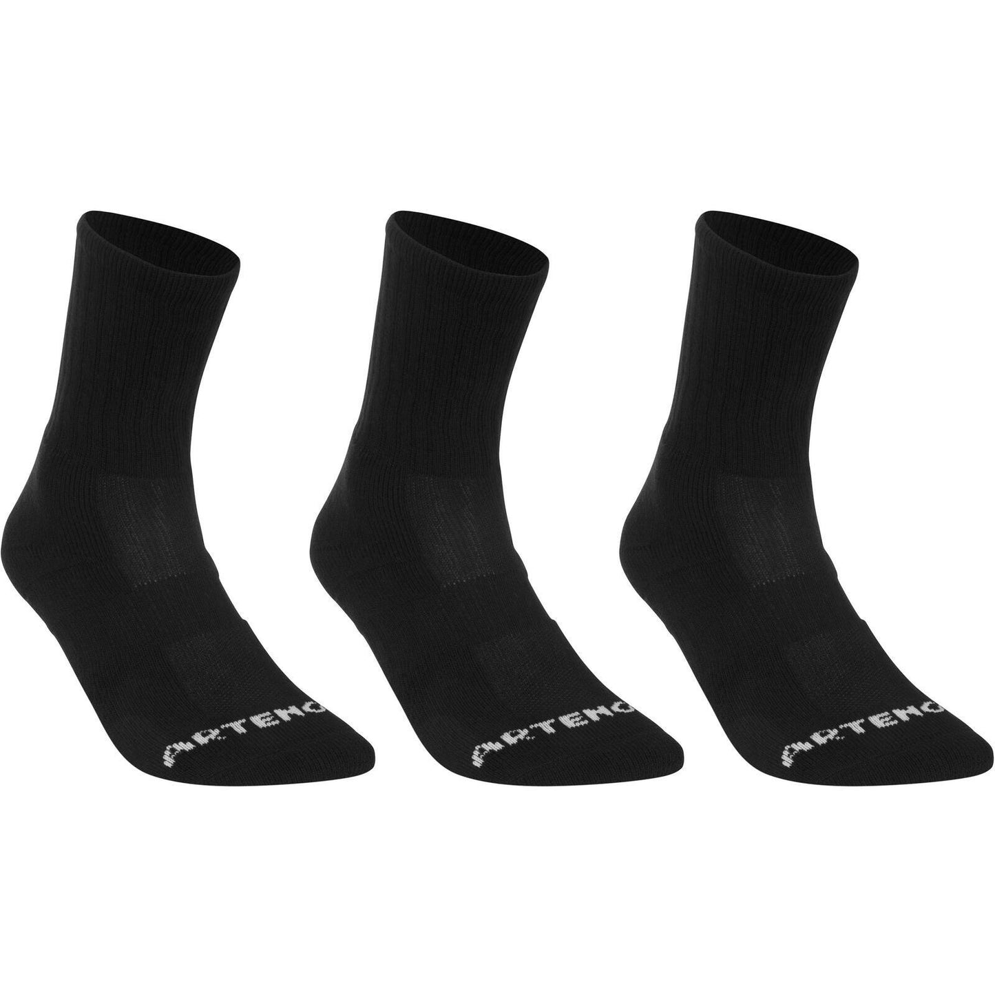 High Tennis Crew Socks Tri-Pack RS 500 - Black
