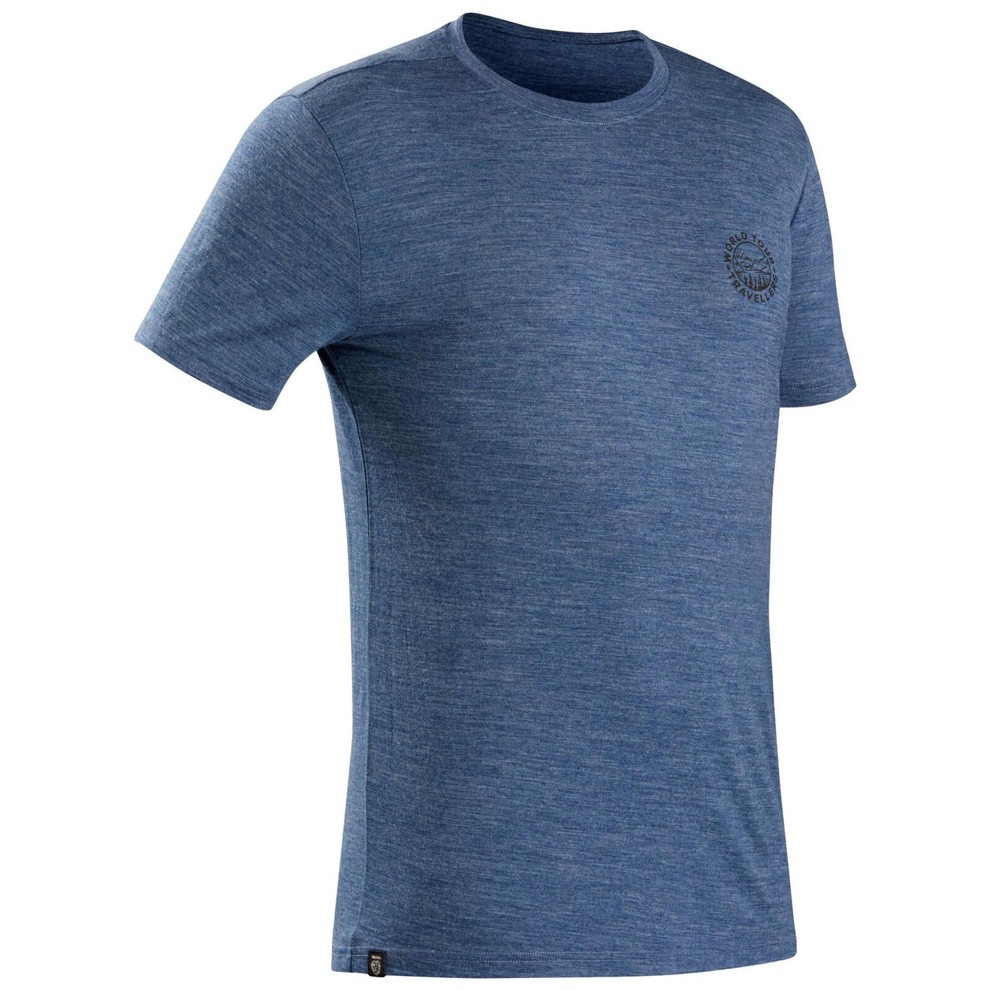 TRAVEL 100 WOOL M SS T-shirt BLUE