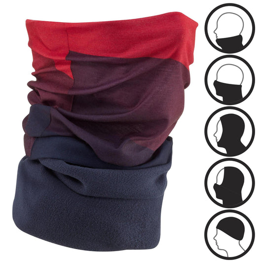 NECKWARMER HUG BLUE RED