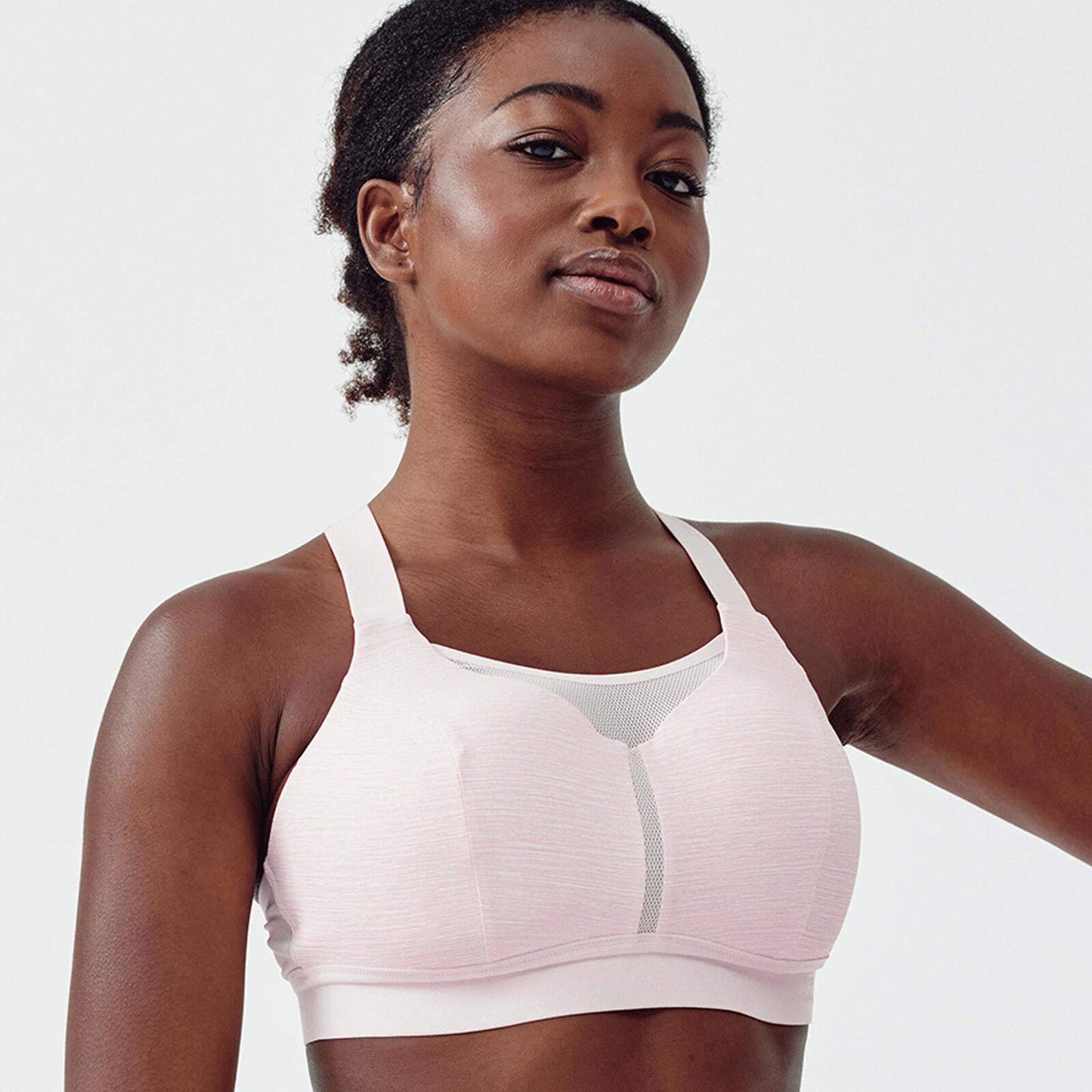 PADDED COMFORT RUNNING BRA LIGHT PINK