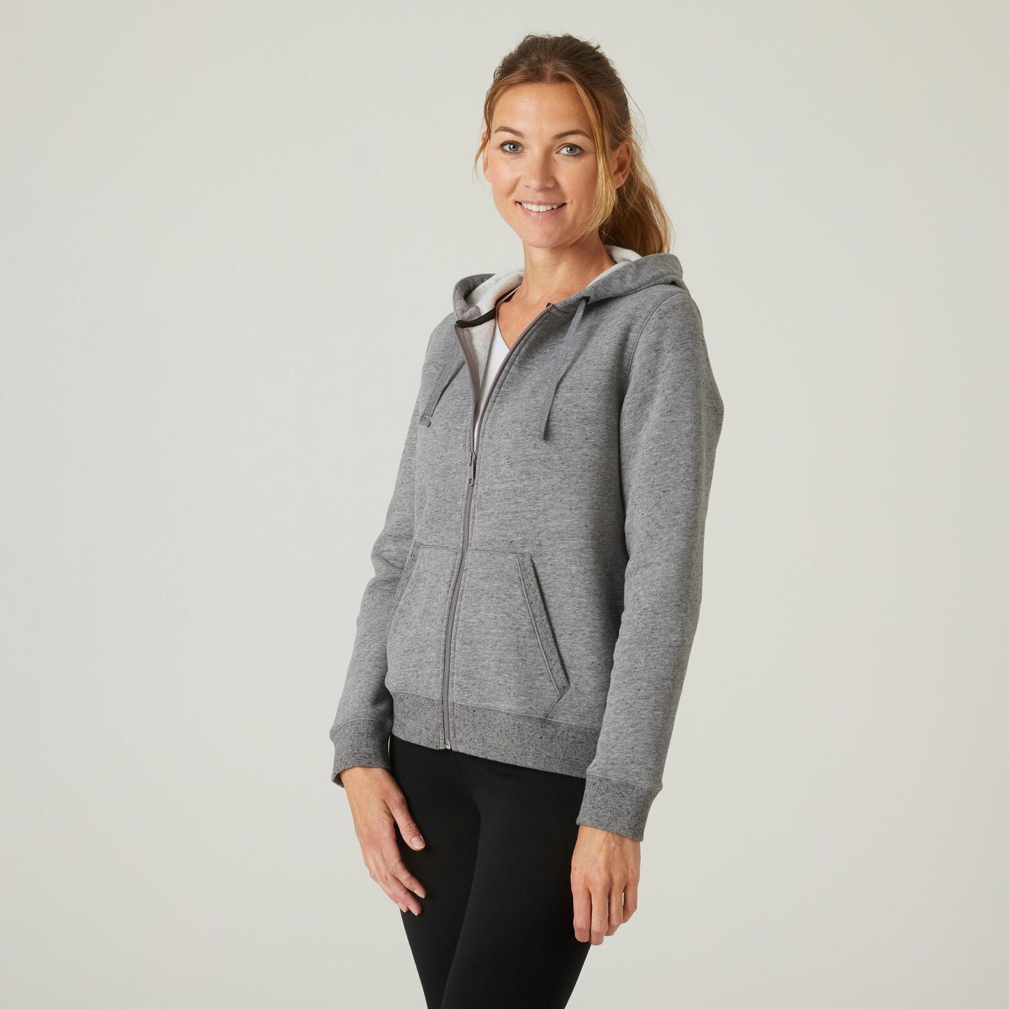 Jacket 500 Gym hood W Nepsgrey