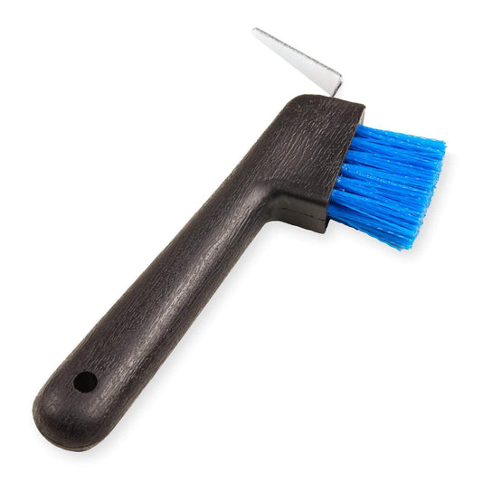 HOOF PICK BRUSH ELECTRIC BLUE