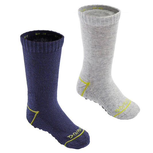 SOCKS 500 LOT2 ANTISLIP NEW GREY NAVY