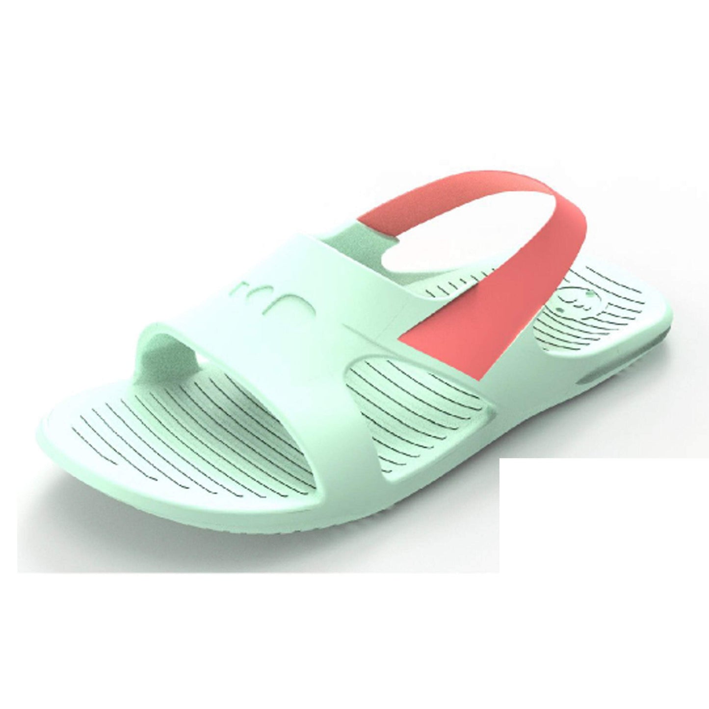 Kids’ Pool Sandal SLAP 100 BASIC Mint/Pink