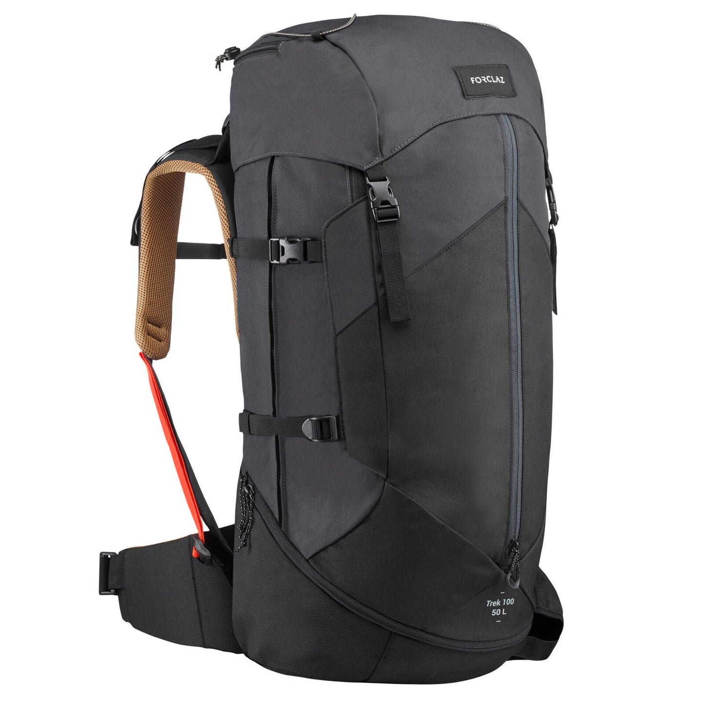 Men's 50L Trekking Backpack - MT100 EASYFIT