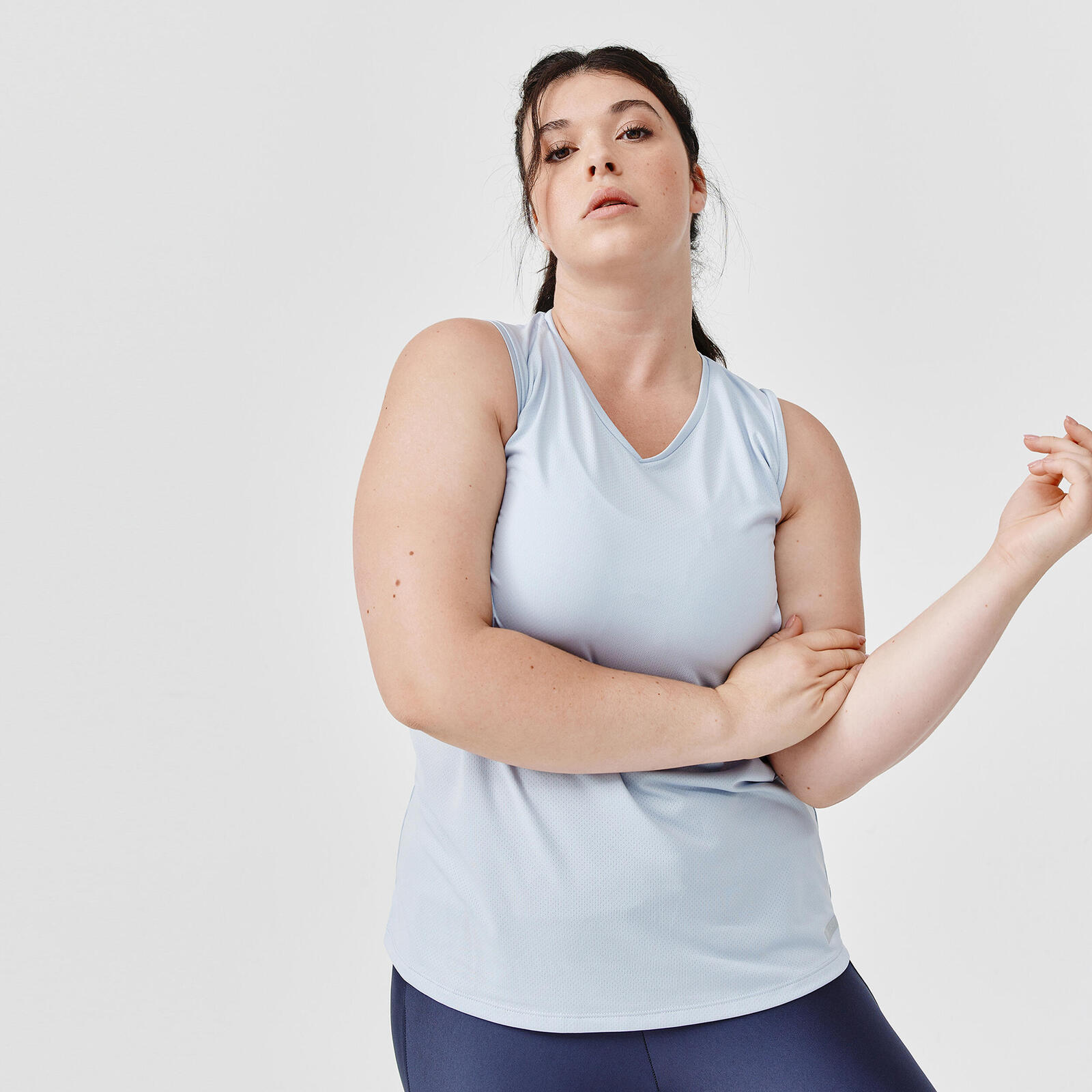 TANK RUN DRY W GREY BLUE– DecathlonProSA