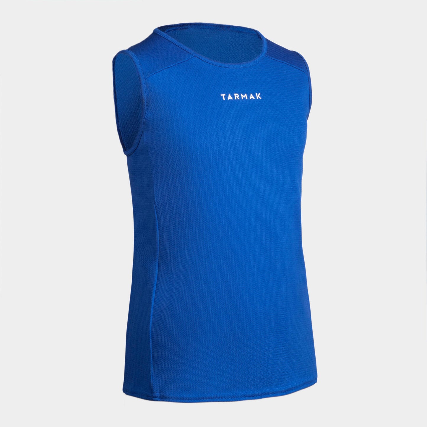 Boys'/Girls' Beginner Sleeveless Basketball Jersey T100 - Blue