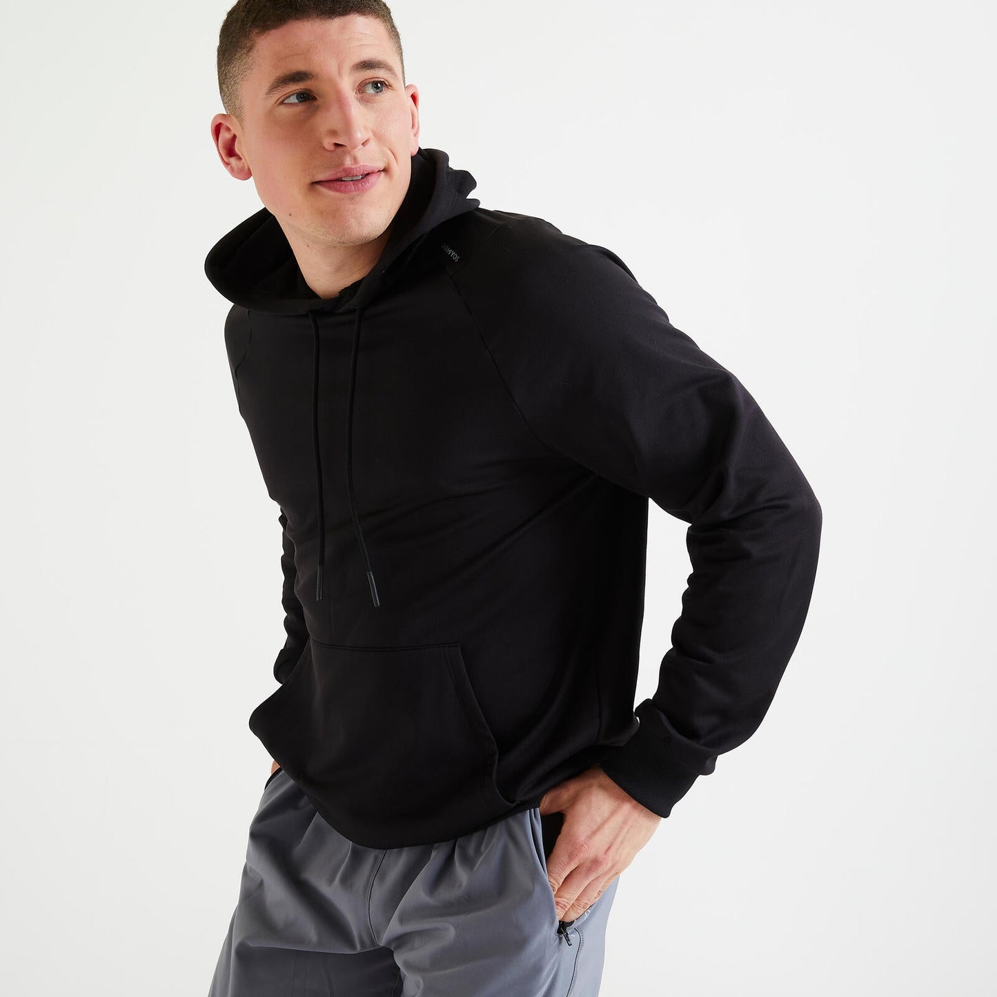 SWEAT 100 HOODY M BLACK