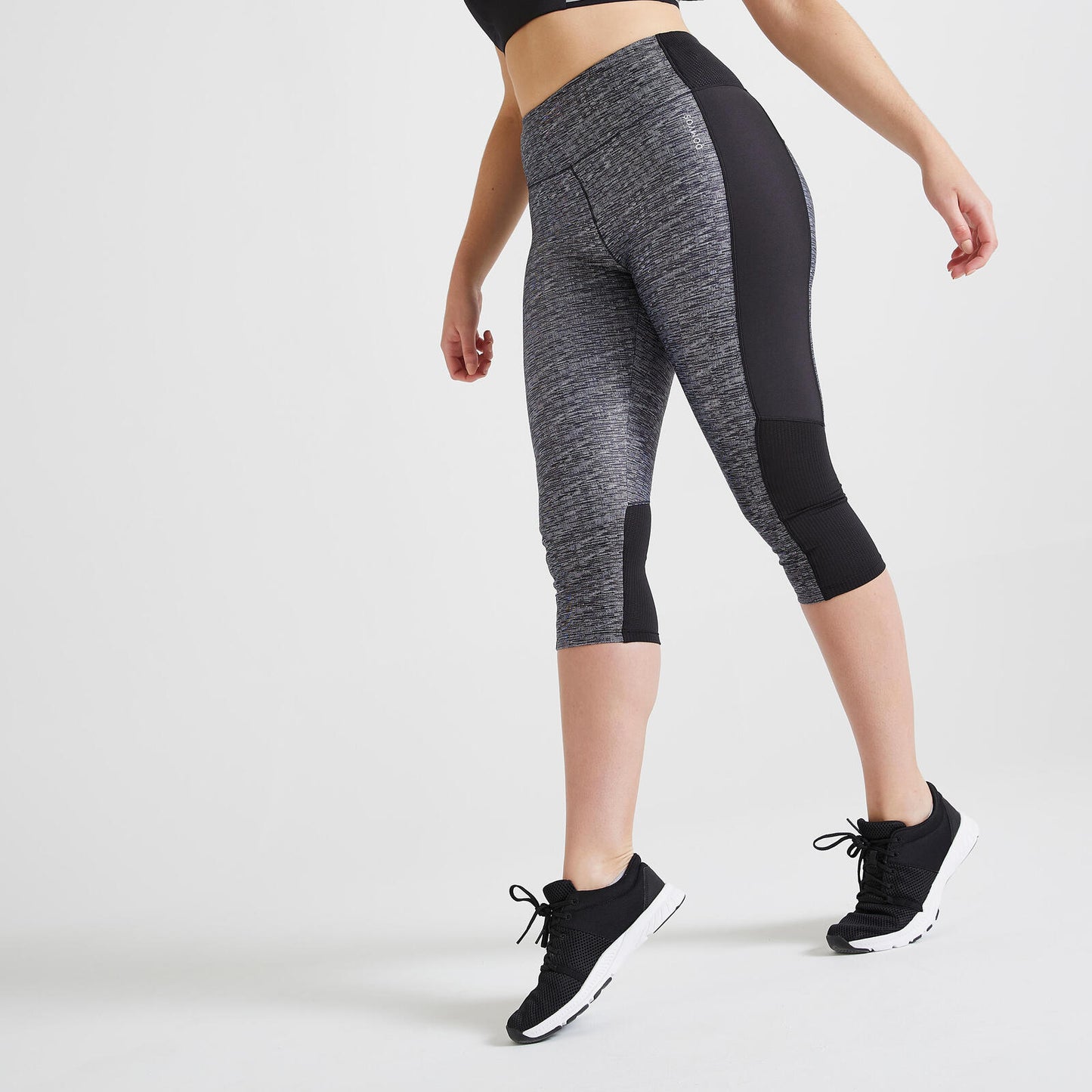 FCA 120 W Cropped leggings HEATHER GREY