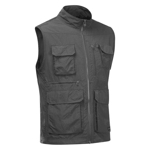 Vest TRAVEL 100 grey dope dyed