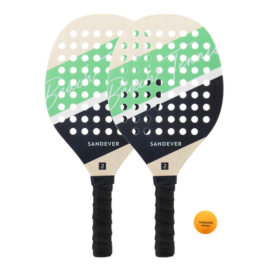 Set Beach Tennis Experience GreenBlack