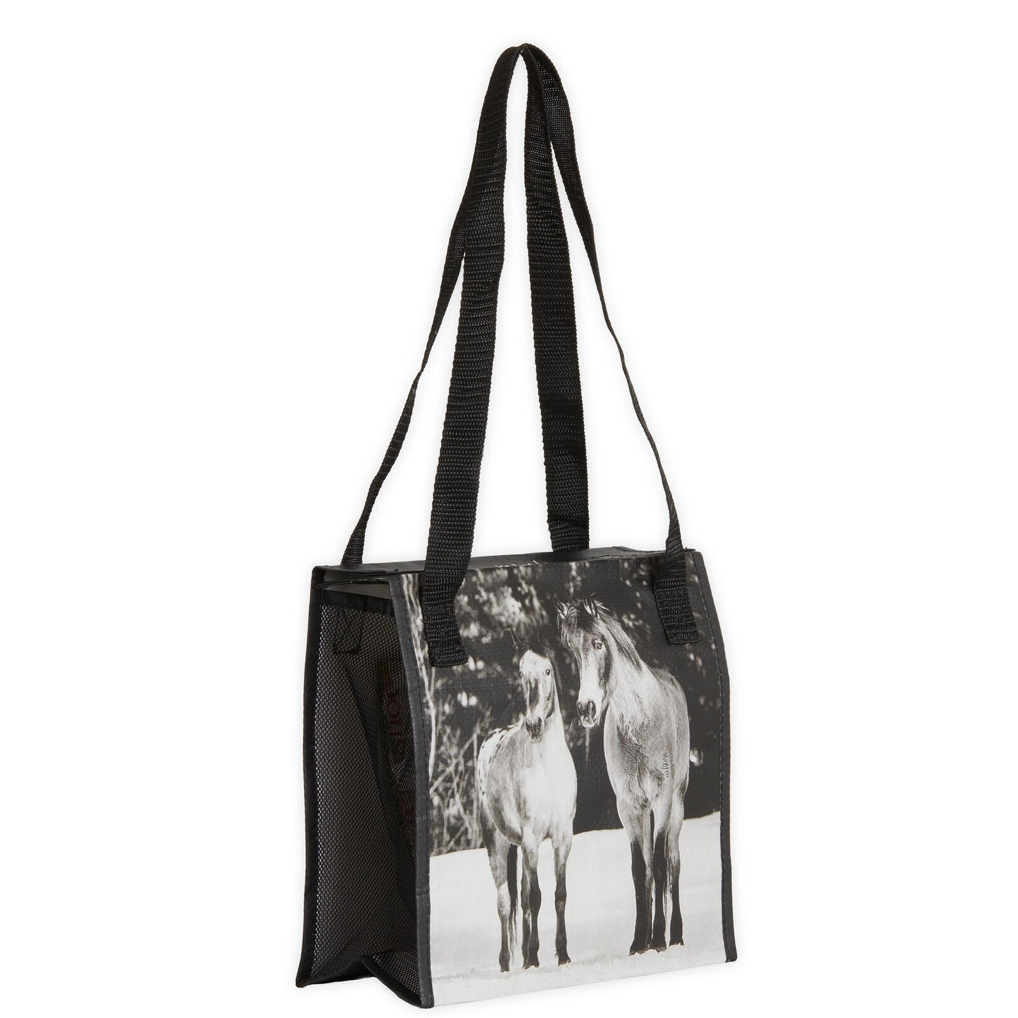 SMALL GROOMING BAG BLACK/Ponies