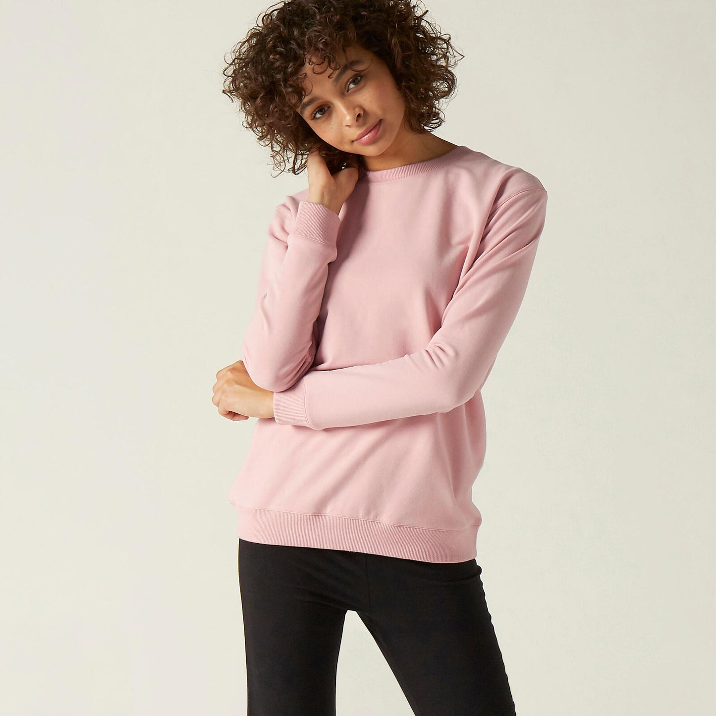 Sweat-shirt PILATES W PINK