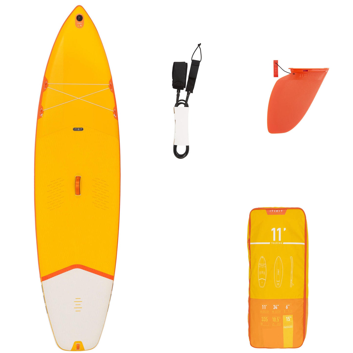 SUP INFLATABLE X100 11' yellow