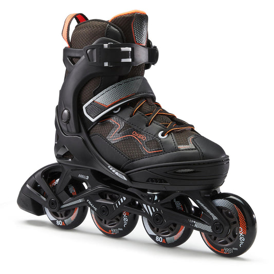 ROLLER FIT 3 JR  BLACK ORANGE