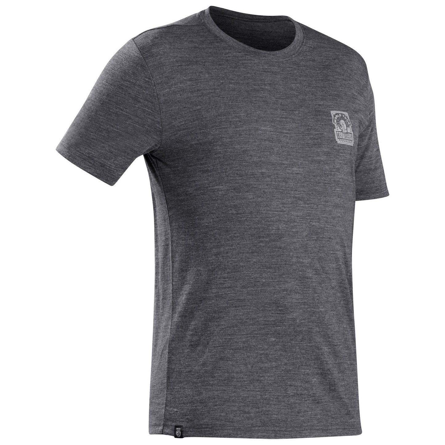 TRAVEL 100 WOOL M SS T-shirt GREY