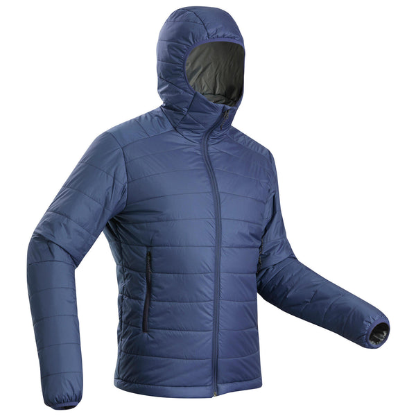 SynthPadded Hoody JKT MT100 M GreyBlue– DecathlonProSA