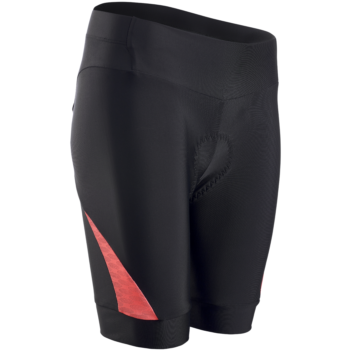 CYCLING SHORTS RC500 WOMANd BLACK CORAL