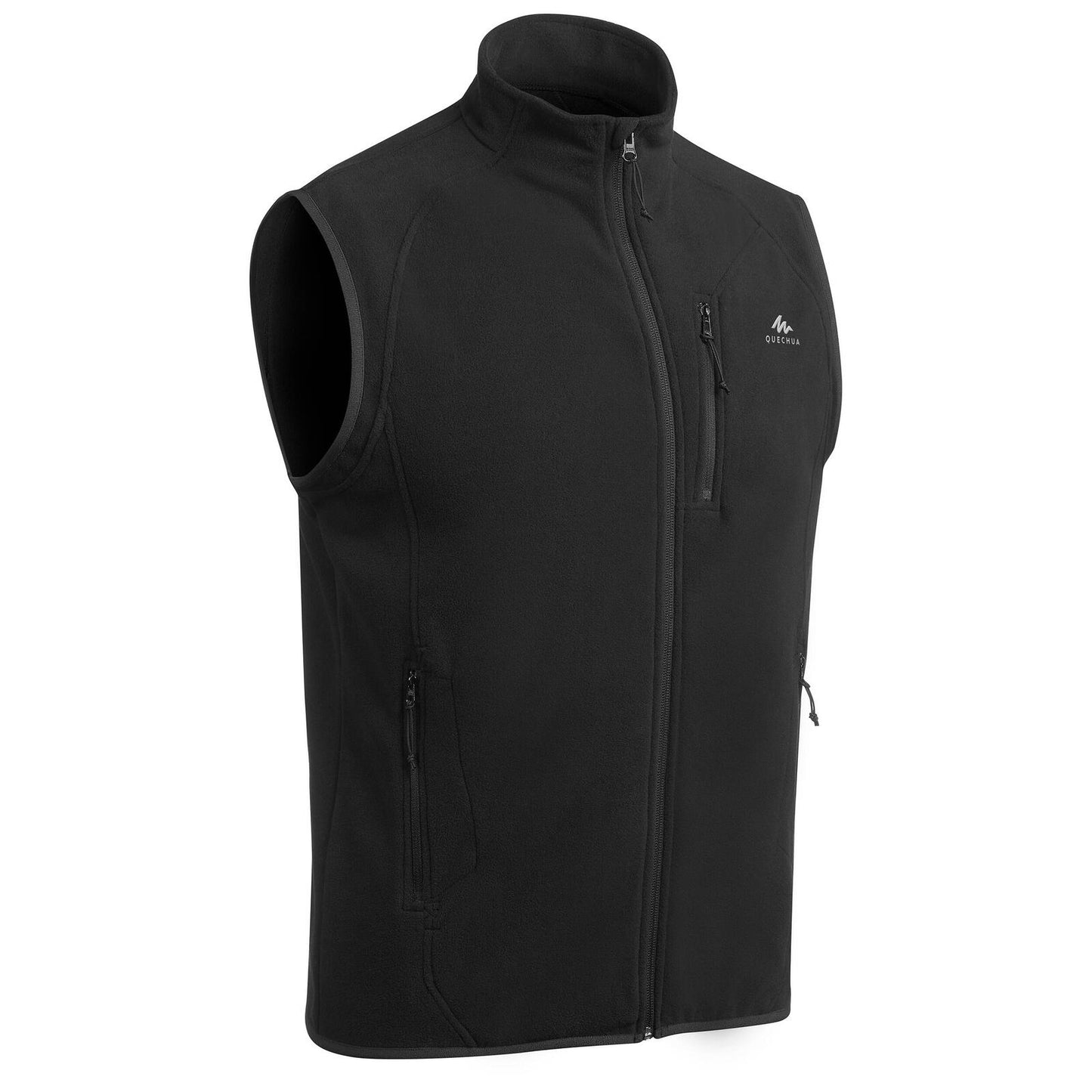 Men’s Mountain Walking Fleece Gilet MH100 - Black