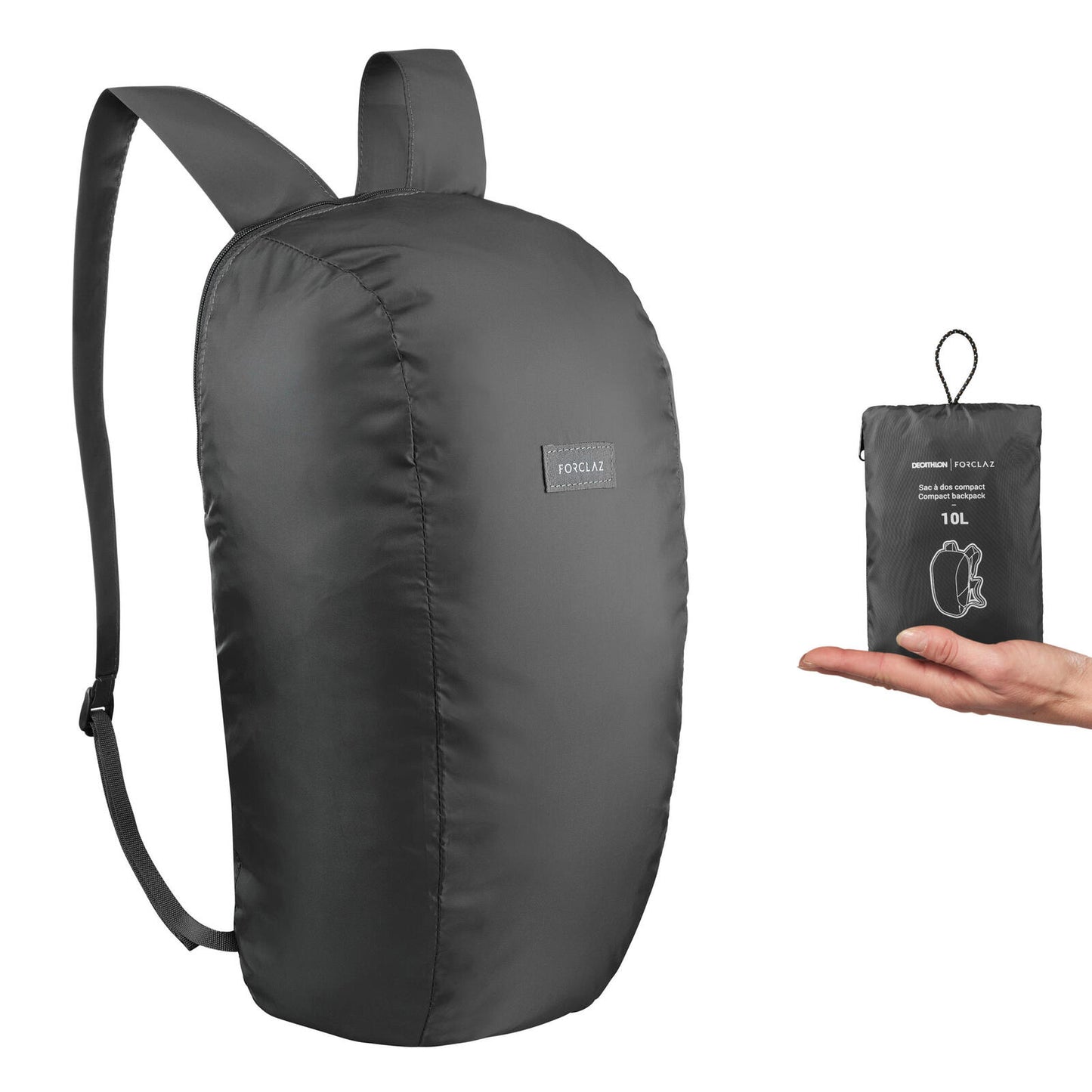 COMPACT BP BLK TRAVEL 10L