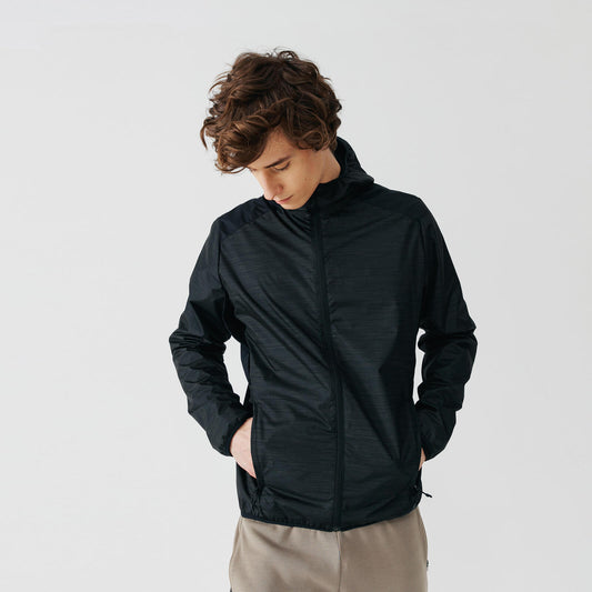 JACKET RUN RAIN  black