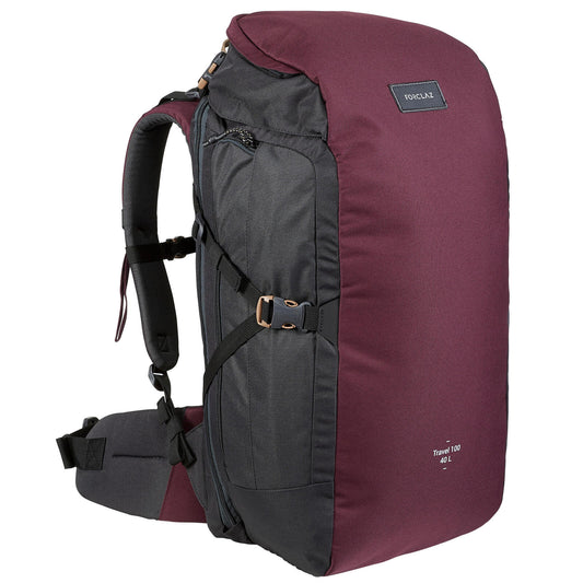 BACKPACK TRAVEL 100 40L Bordeaux