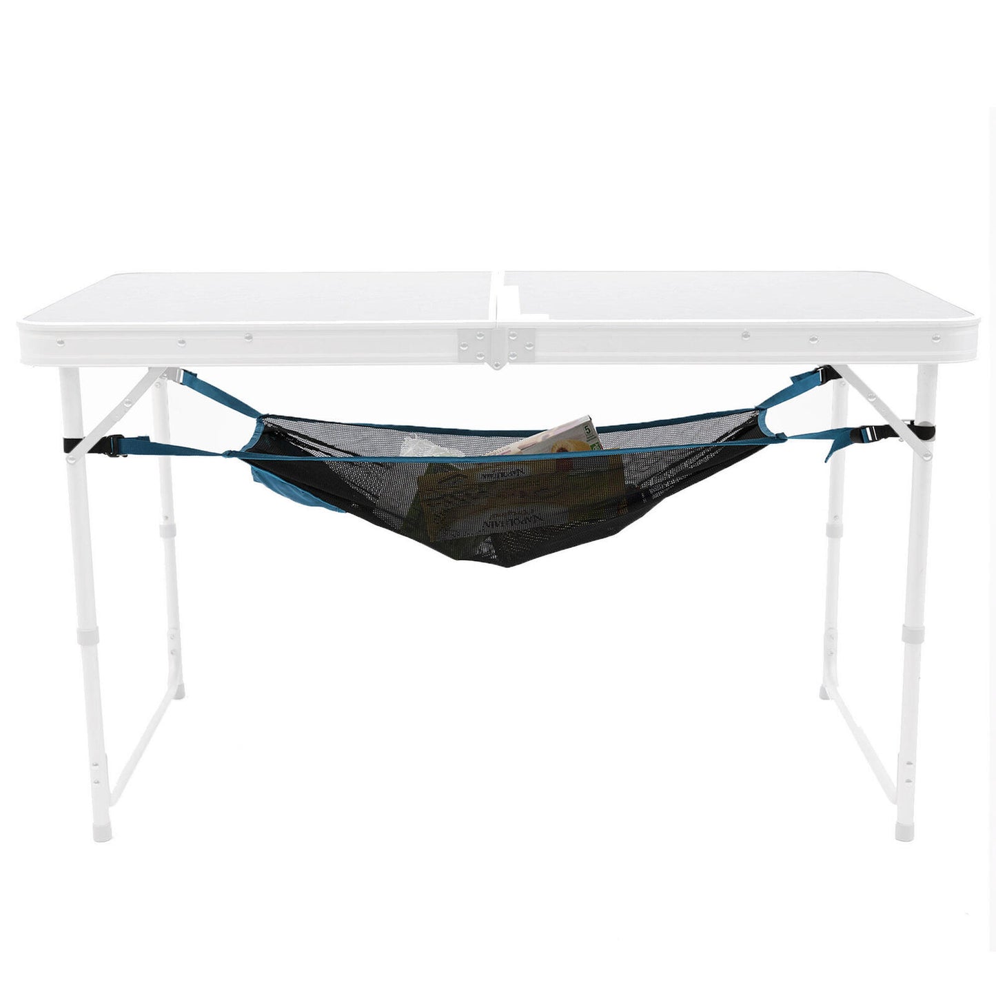 Storage net under table