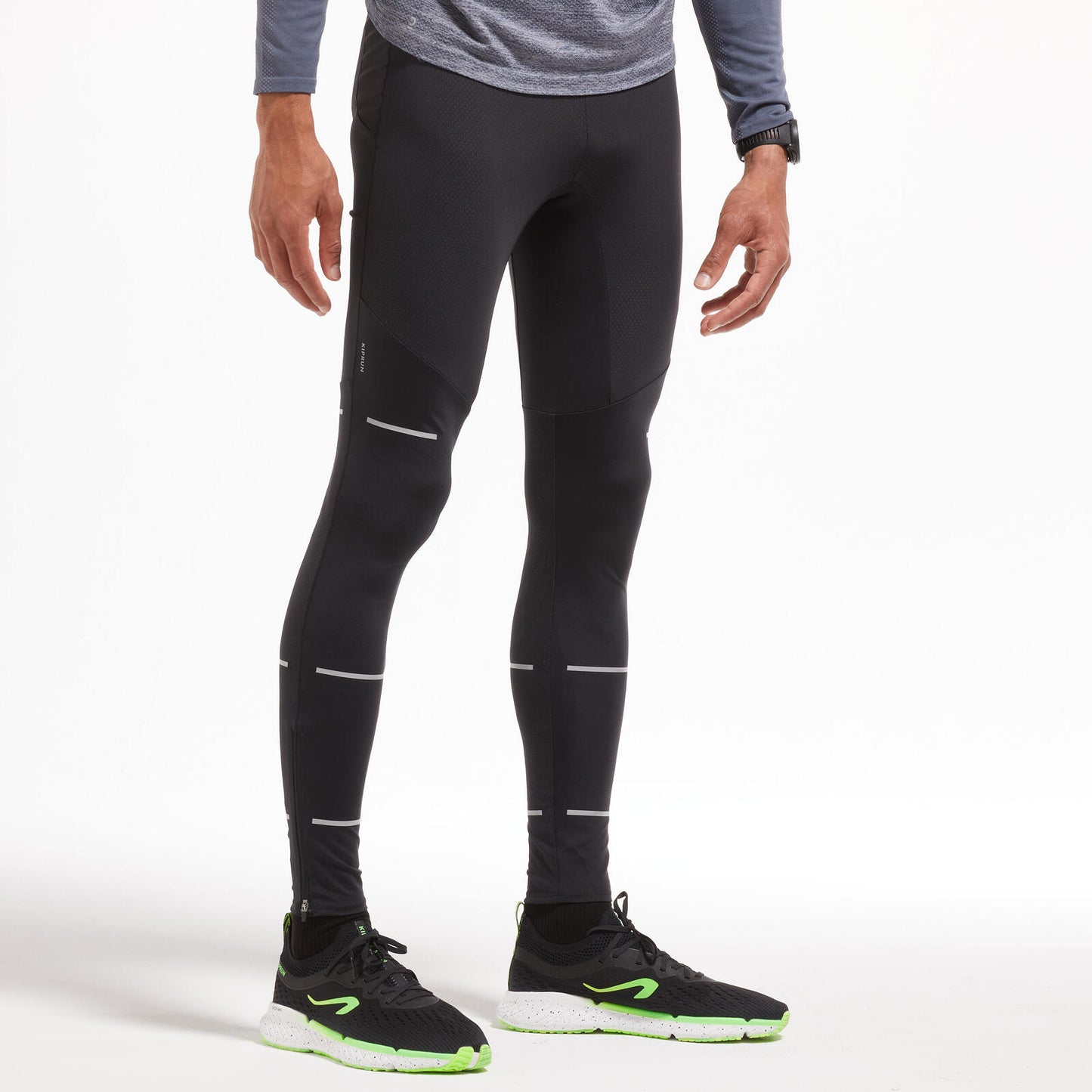 KIPRUN LONGTIGHT DRY BLACK GRAPH