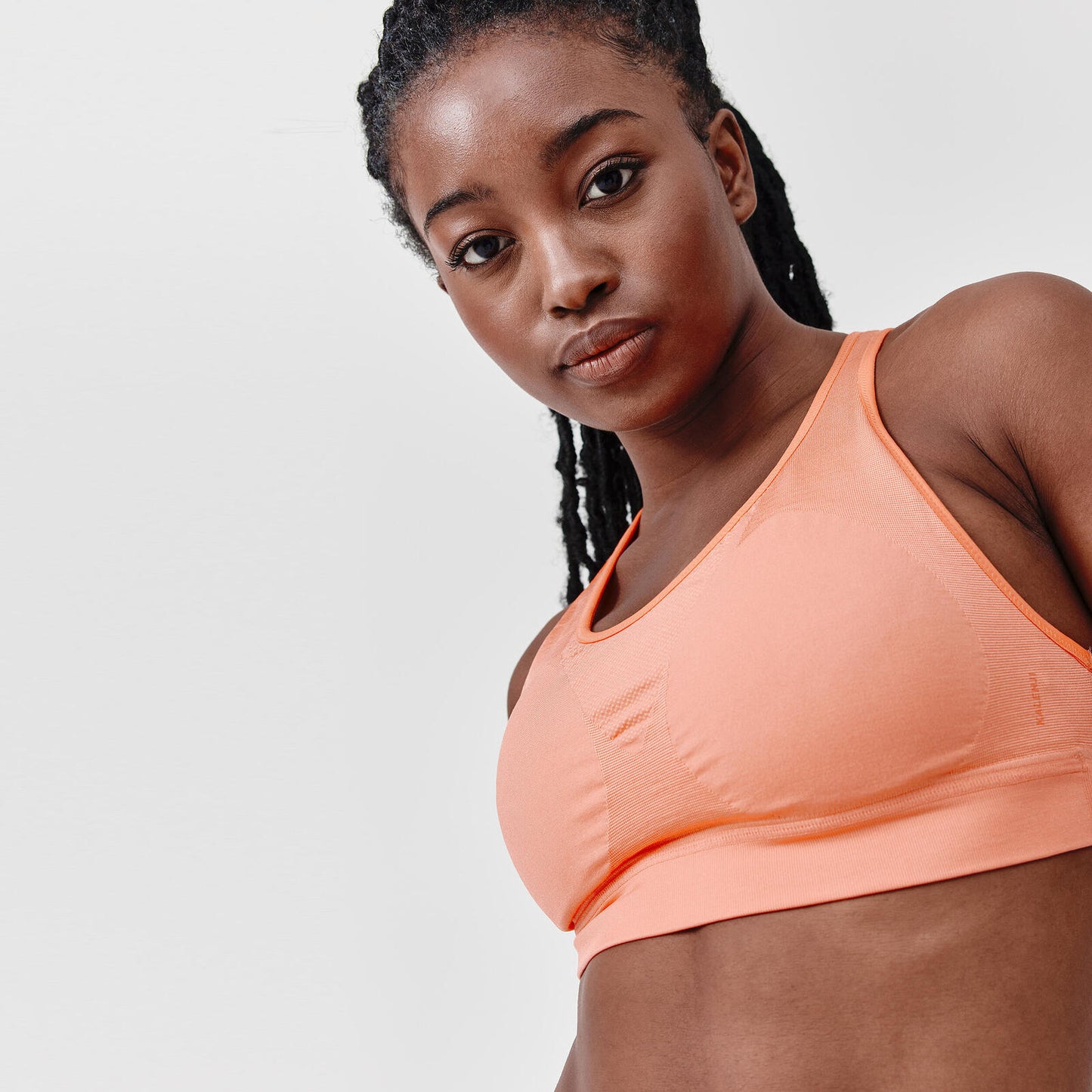 BASIC RUNNING TOP BRA CORAL C07B