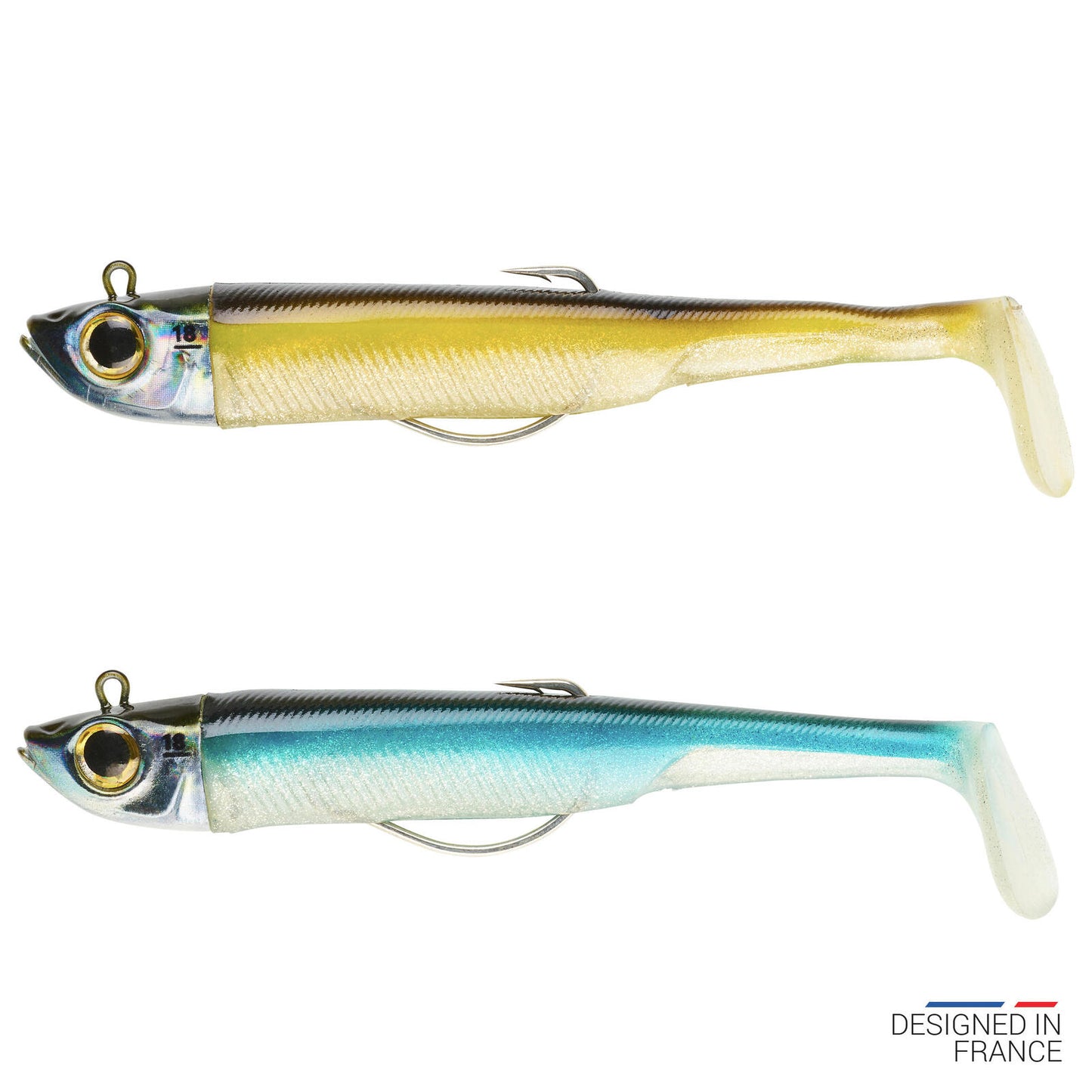 Sea fishing Texas anchovy shad soft lures COMBO ANCHO 120 18 g Ayu/Blue